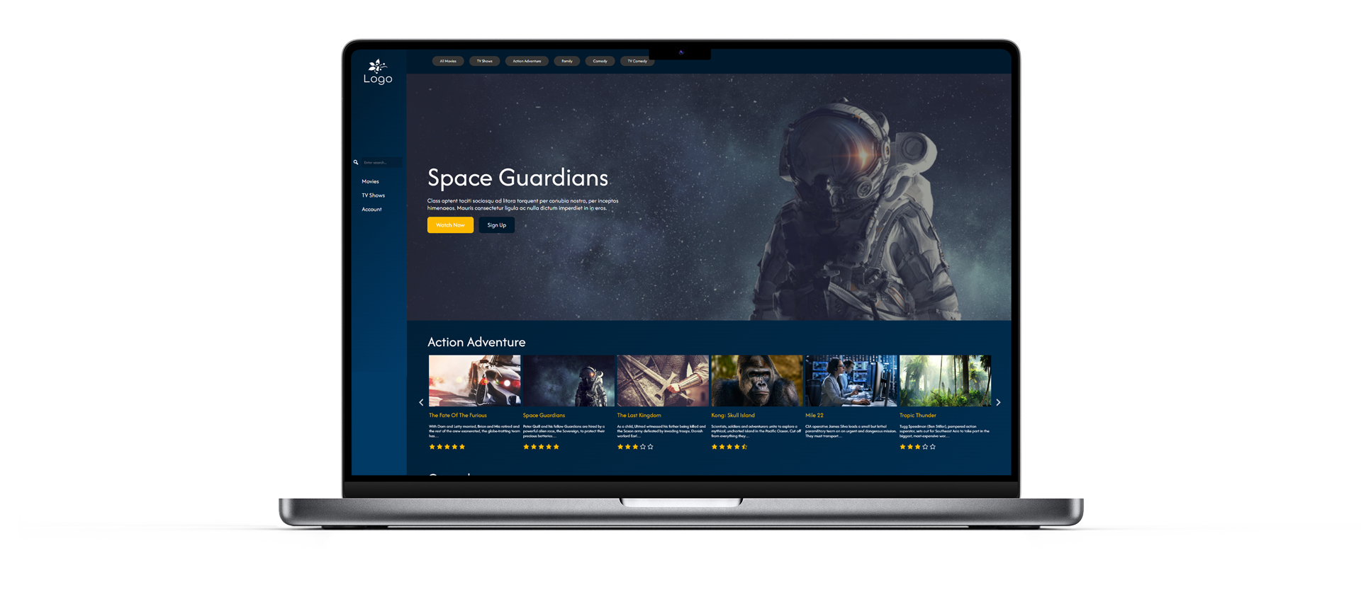 WordPress Video App Theme