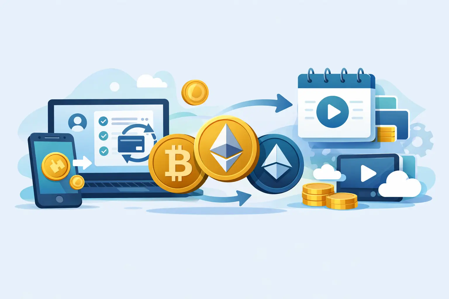 How to Accept Crypto Payments for Subscriptions