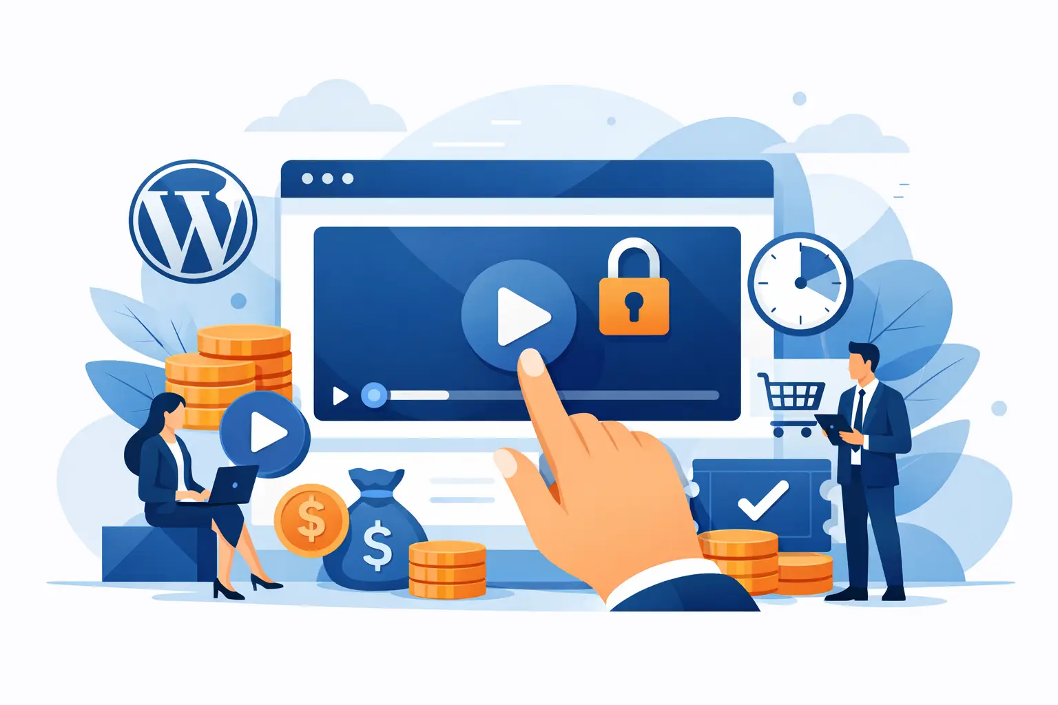 WordPress One Time Video Sales You Control