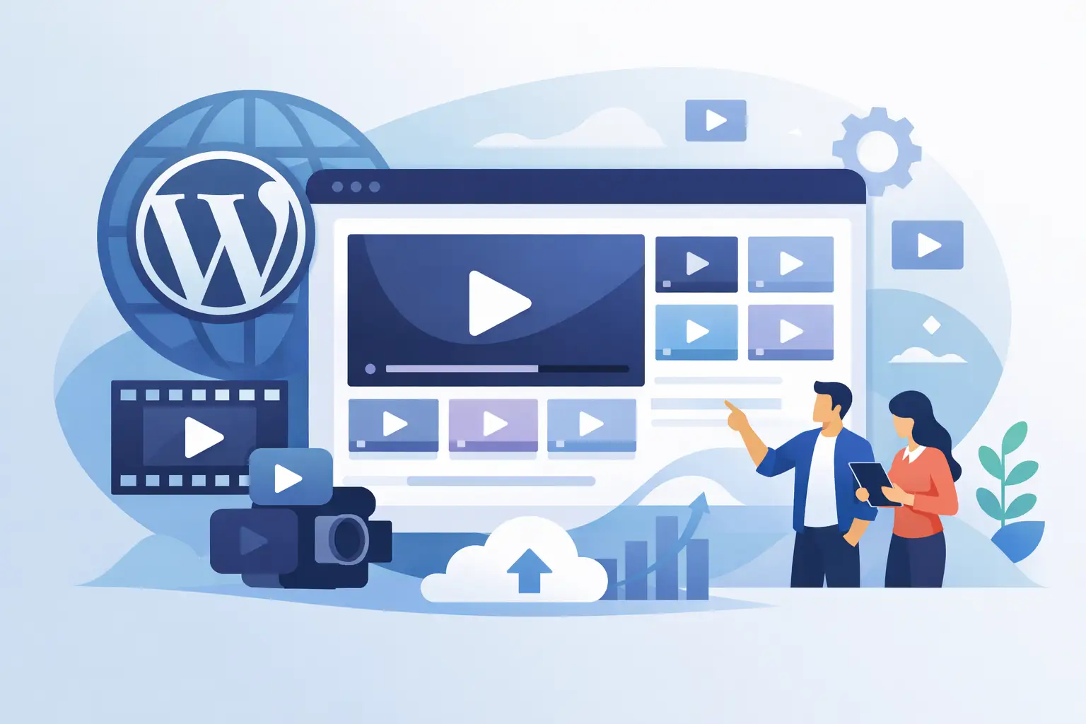 WordPress Video Library Block Theme for Growth