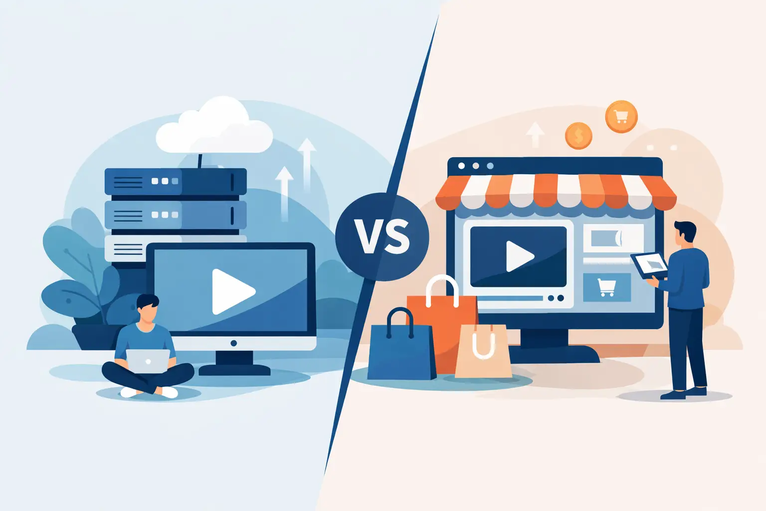 Self Hosted Versus Marketplace Video Compared